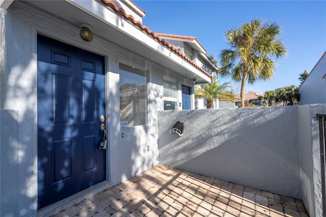 view of entrance to property