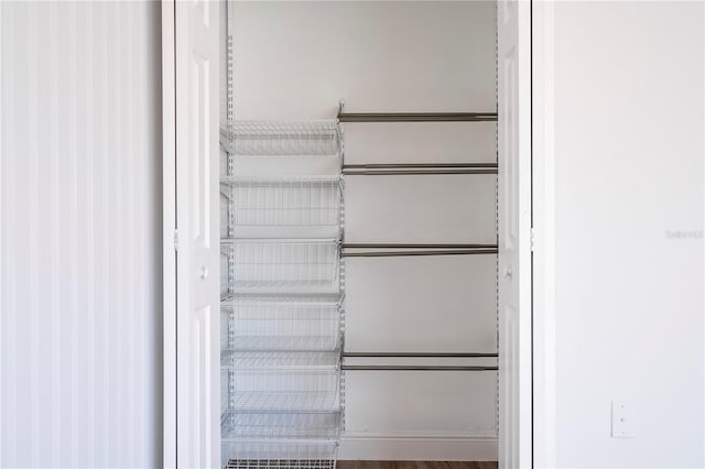 view of closet