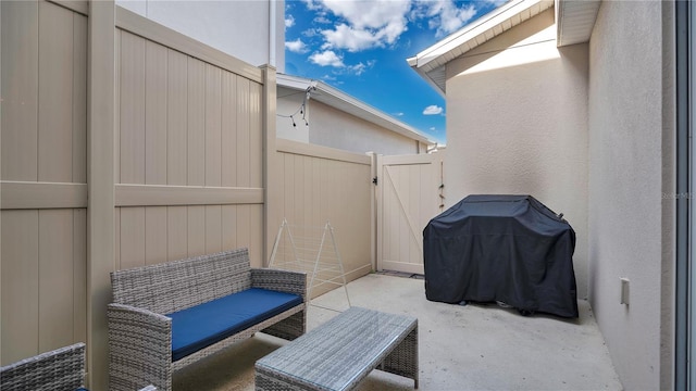 view of patio / terrace with grilling area