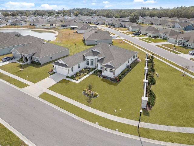 bird's eye view featuring a residential view