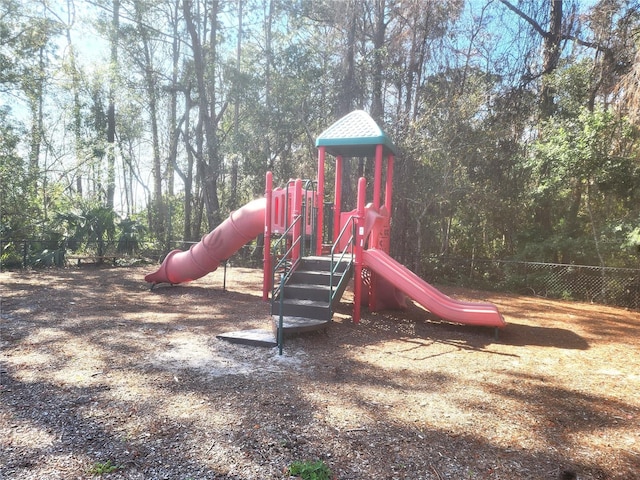 view of play area