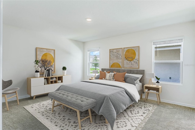 5626 Paddock Fence Ln, Apopka, FL 32712 - bedroom featuring recessed lighting, baseboards, and light carpet