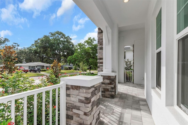 view of patio / terrace featuring a porch