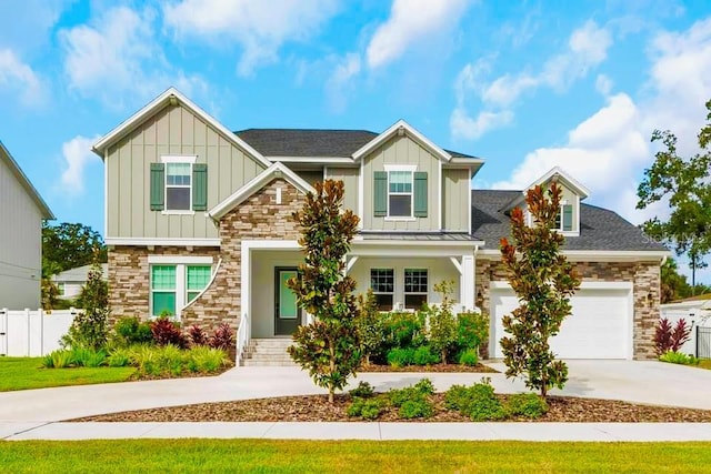 view of craftsman inspired home