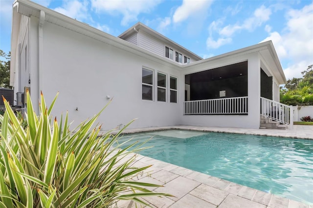 back of house featuring a patio