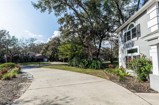 view of community featuring a yard