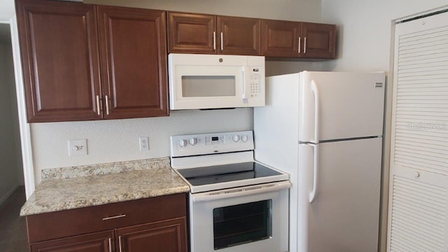 kitchen with white appliances