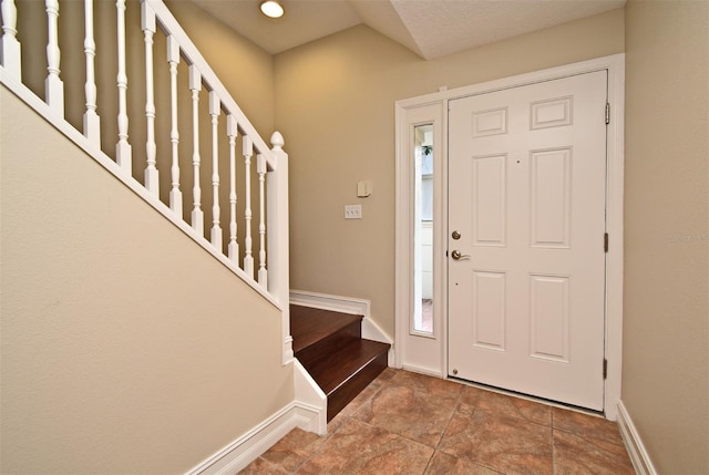 view of foyer entrance