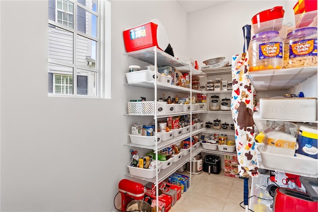 view of pantry