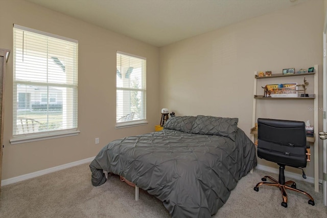 bedroom with carpet flooring