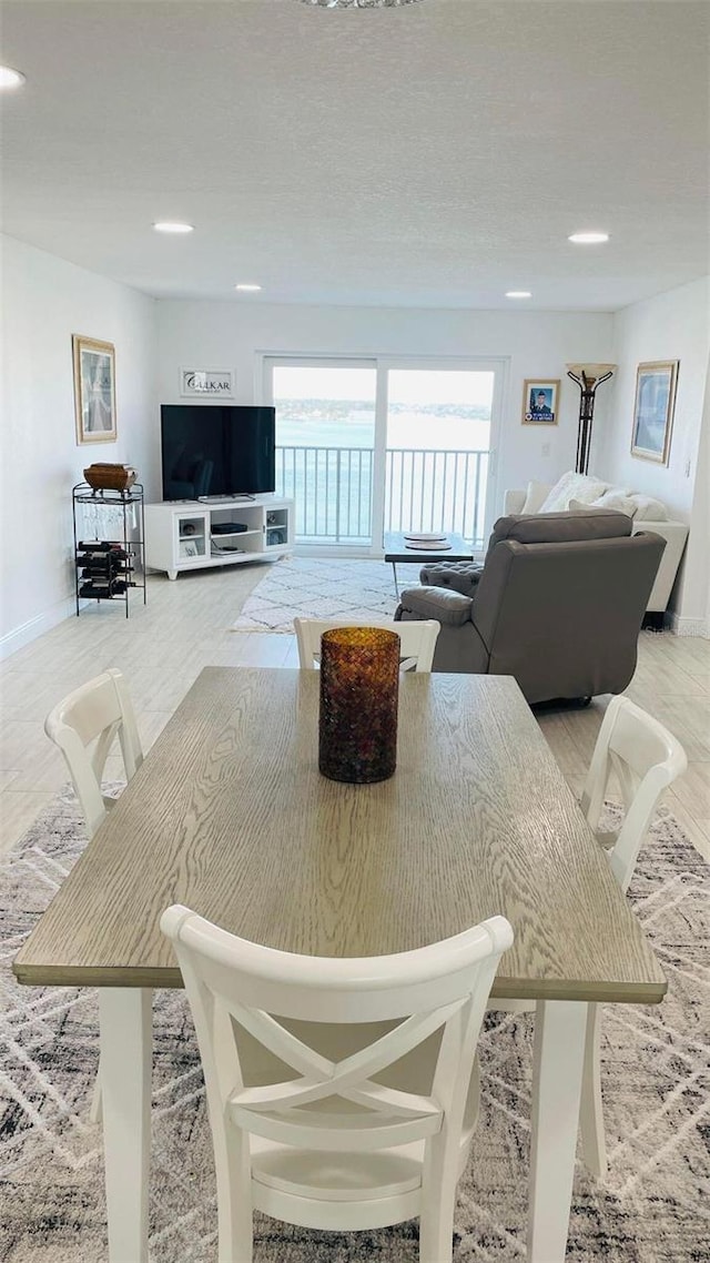 dining area with baseboards