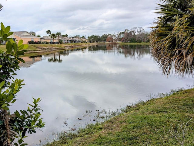 view of water feature