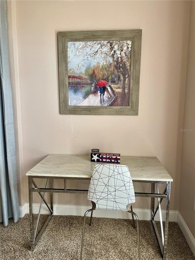 view of dining area