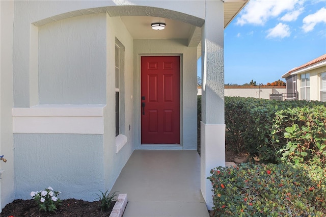 view of property entrance