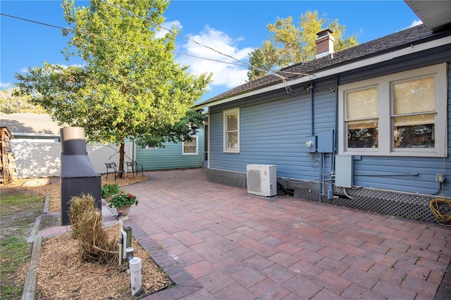 view of patio / terrace with fence