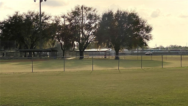 view of home's community featuring a lawn