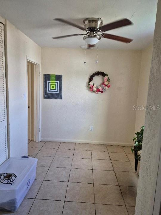 view of tiled spare room