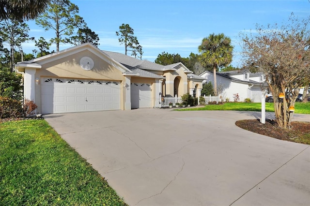 ranch-style house with a garage