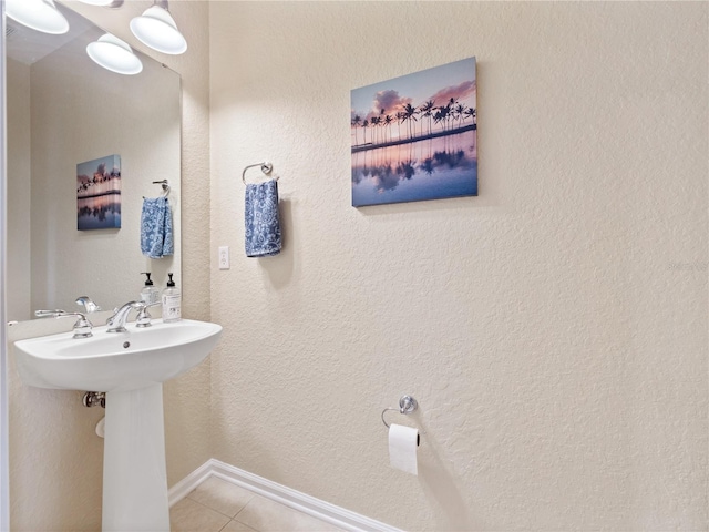 bathroom featuring tile patterned floors