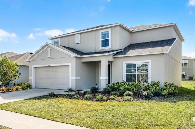 front of property featuring a front lawn