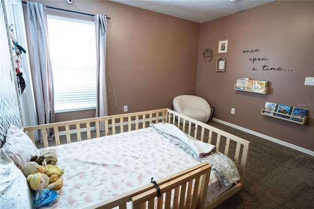 bedroom with carpet flooring