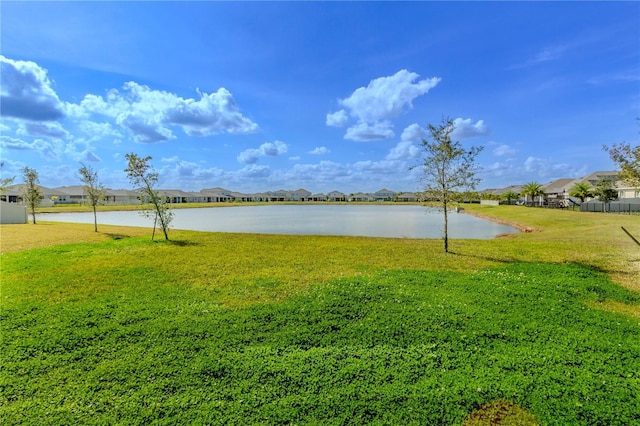 view of water feature