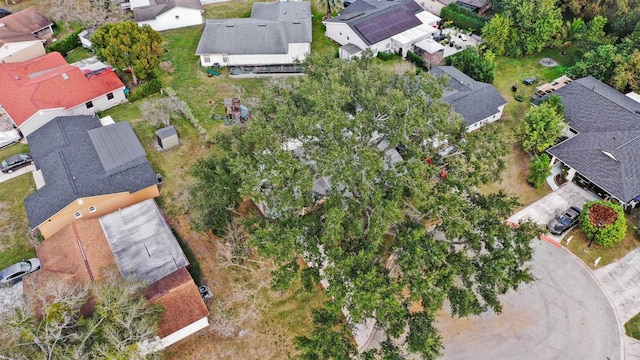 bird's eye view featuring a residential view