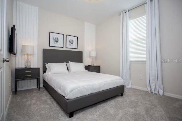 bedroom with carpet flooring