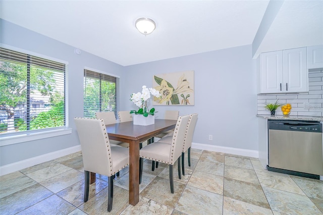 view of dining room