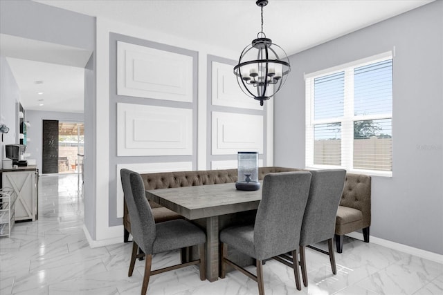 3337 Reedy Glen Dr, Kissimmee, FL 34758 - dining room featuring a notable chandelier