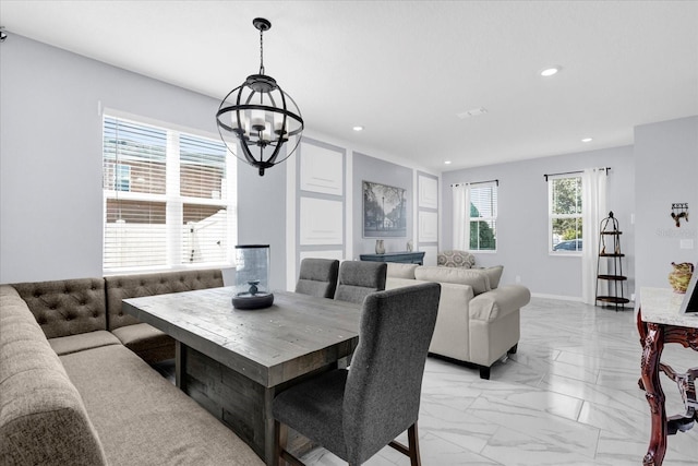 3337 Reedy Glen Dr, Kissimmee, FL 34758 - dining room featuring a chandelier