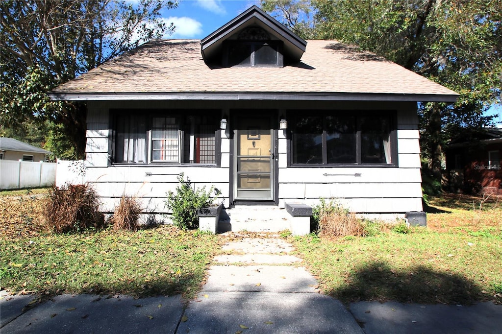 view of bungalow