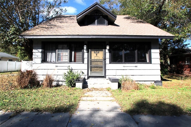 view of bungalow