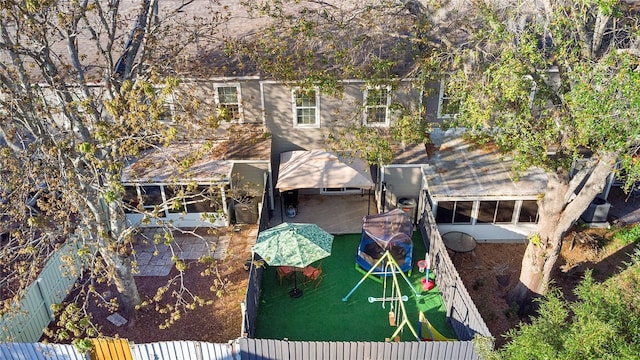 drone / aerial view