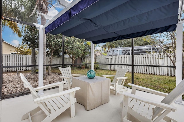 view of patio