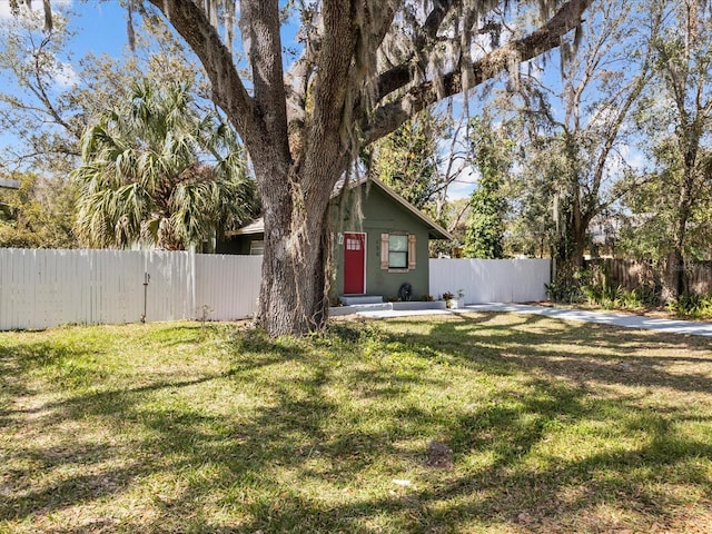 view of yard