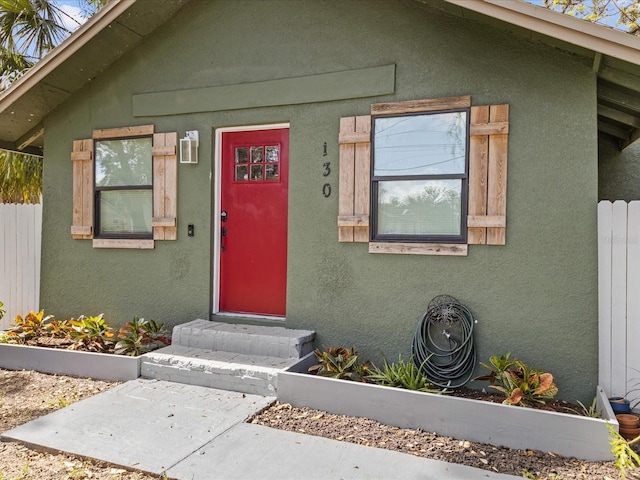 view of entrance to property