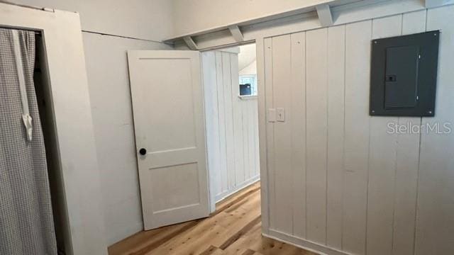 closet featuring electric panel