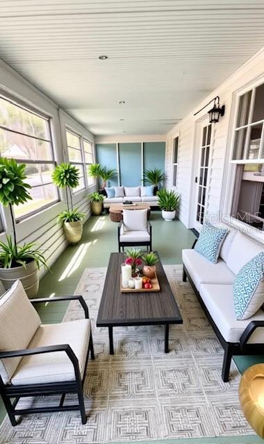 214 N New Hampshire Ave, Tavares, FL 32778 - view of sunroom