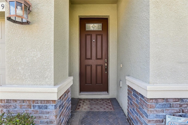 view of entrance to property