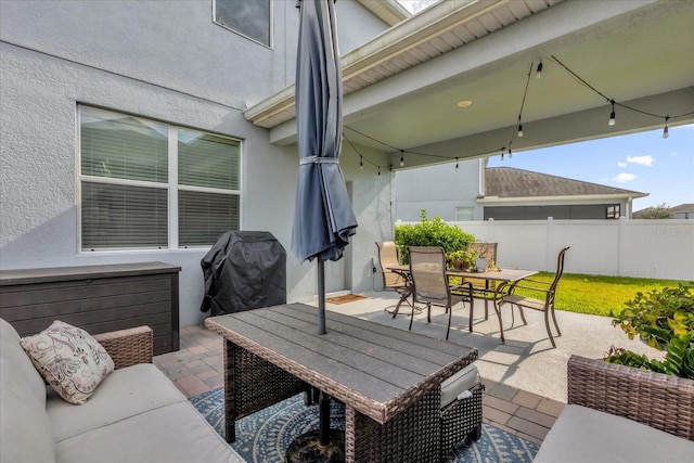 view of patio / terrace with grilling area