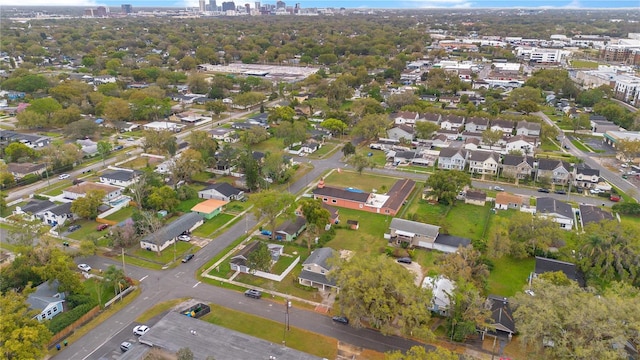 drone / aerial view featuring a residential view