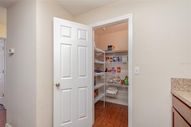 view of pantry