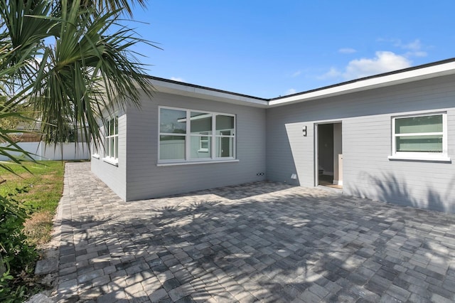 exterior space featuring a patio area