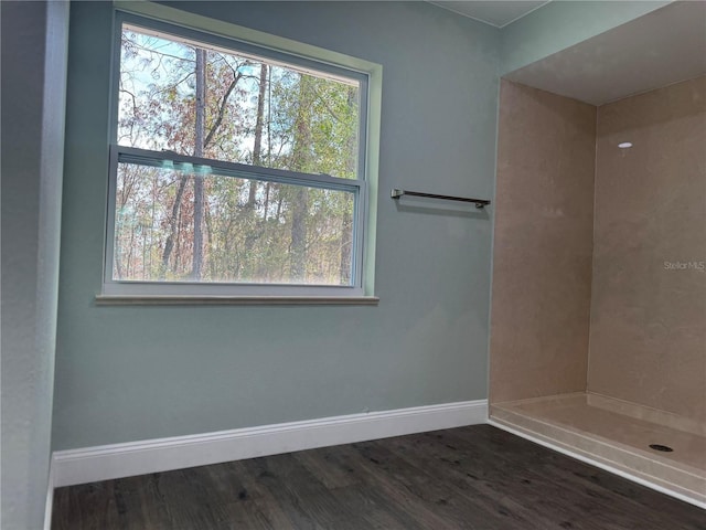 bathroom featuring hardwood / wood-style floors