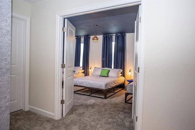 bedroom featuring carpet floors