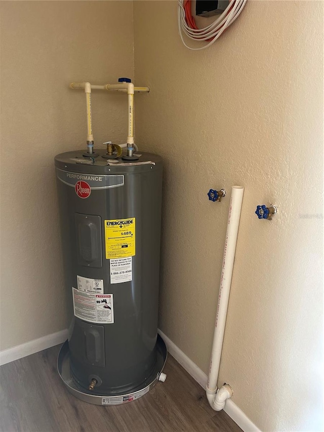 utilities featuring water heater