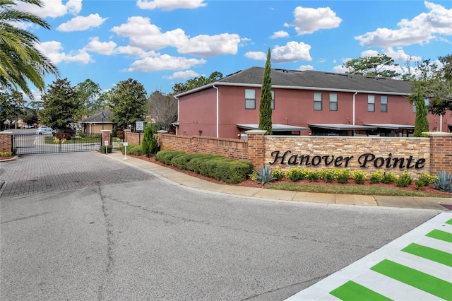 view of community / neighborhood sign