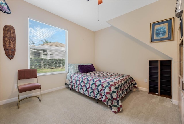 126 Seville Chase Dr, Winter Springs, FL 32708 - bedroom with carpet flooring, baseboards, and ceiling fan