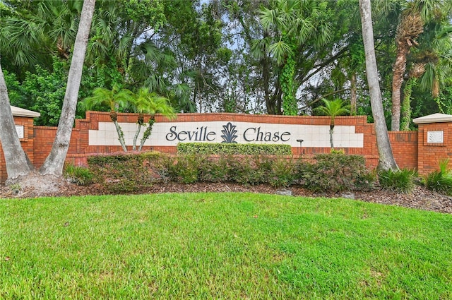 126 Seville Chase Dr, Winter Springs, FL 32708 - community / neighborhood sign with a yard